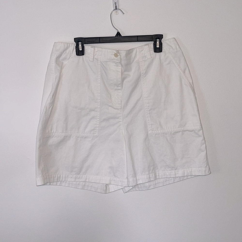Jones New York Sport White Utility Shorts Plus Size 14W